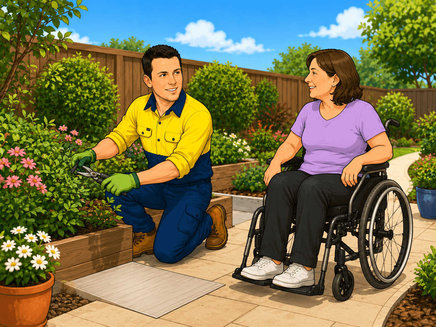 NDIS Garden Support — supporting NDIS participants